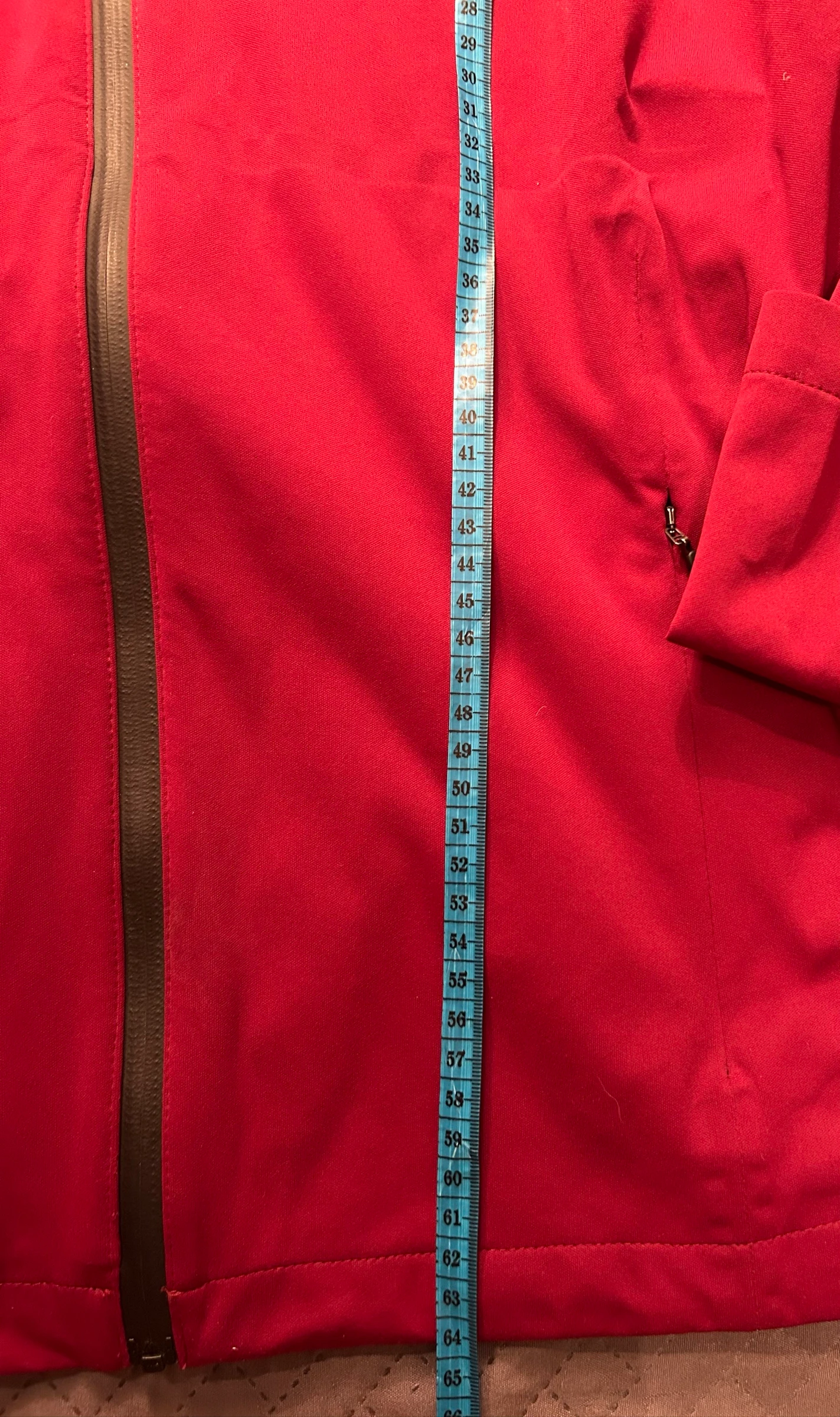 red Asics waterproof jacket size M – photo 5